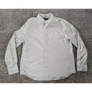 DU/ER DUER Shirt Men's XL‎ Ivory Button Performance Stretch Long Sleeve